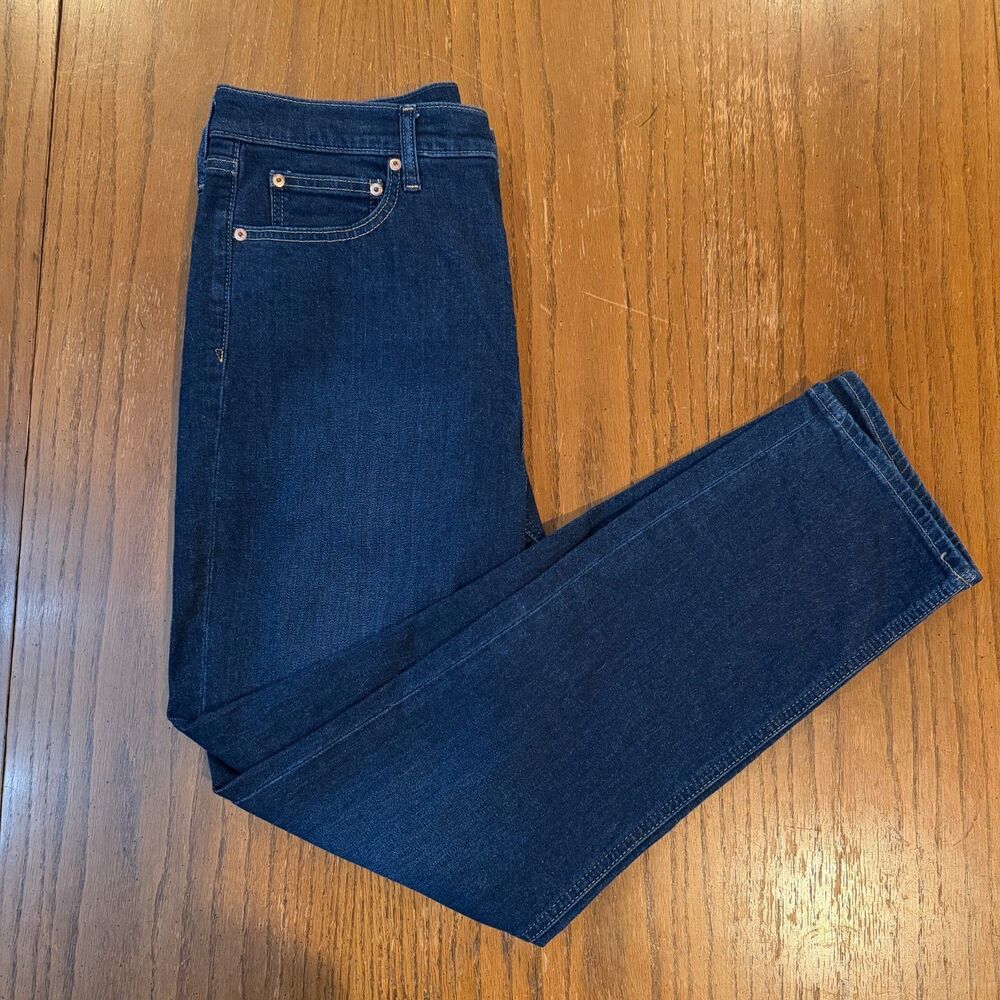 Gap Vintage Slim High Rise Jeans 32 14 Dark Rinse Stretch Denim Ankle